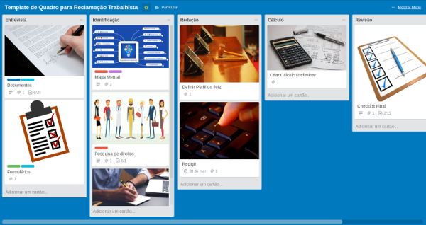 Template de Card no Trello